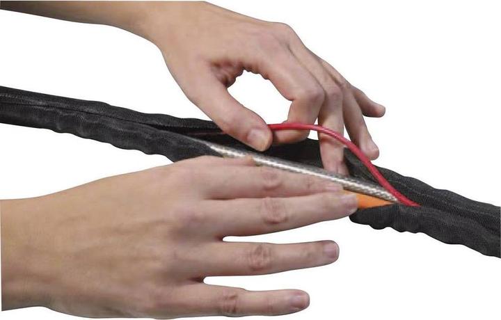 Actual product image HellermannTyton Helagaine Twist-In braided sleeve 38mm (Cable conduit, 200 cm)