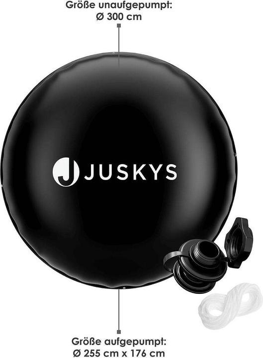 Image du produit Juskys Couverture de piscine gonflable ronde