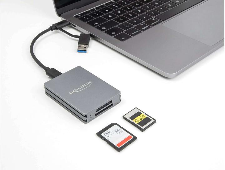 Actual product image Delock USB Type-C Card Reader (USB 3.2 Gen 2)