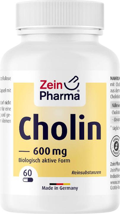 Zein Pharma Cholin (60 pièce(s), Capsules, 360 g)