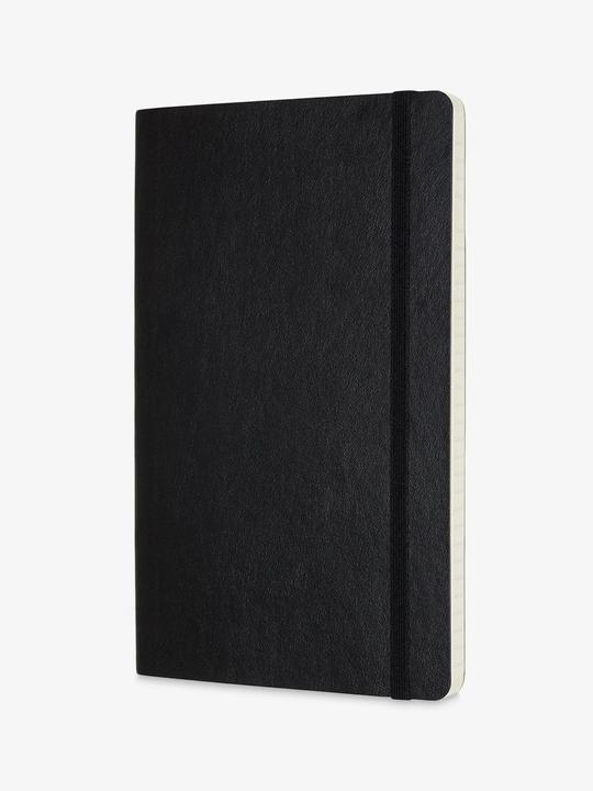 Image du produit Moleskine Carnet de notes professionnel L/A5, couverture souple, noir (A6, À rayures, Couverture souple)