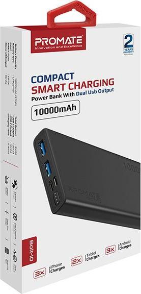 Actual product image ProMate Bolt-10 Power Bank 10W (10000 mAh, 37000 Wh)