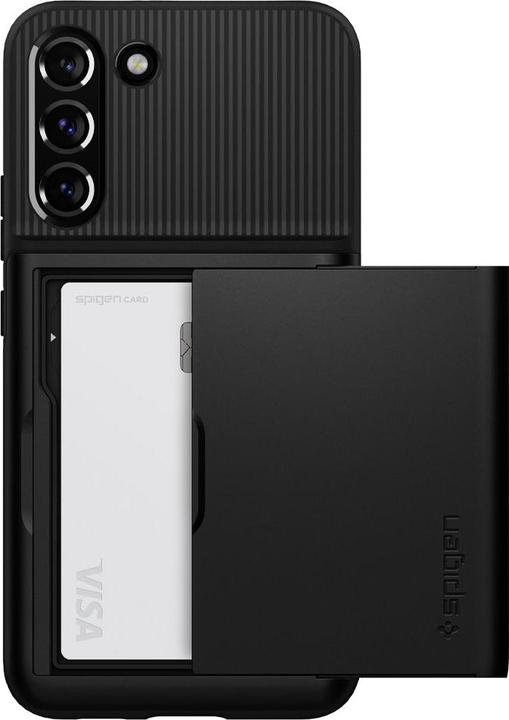 Actual product image Spigen SLIM ARMOR CS GALAXY S22 + PLUS Black