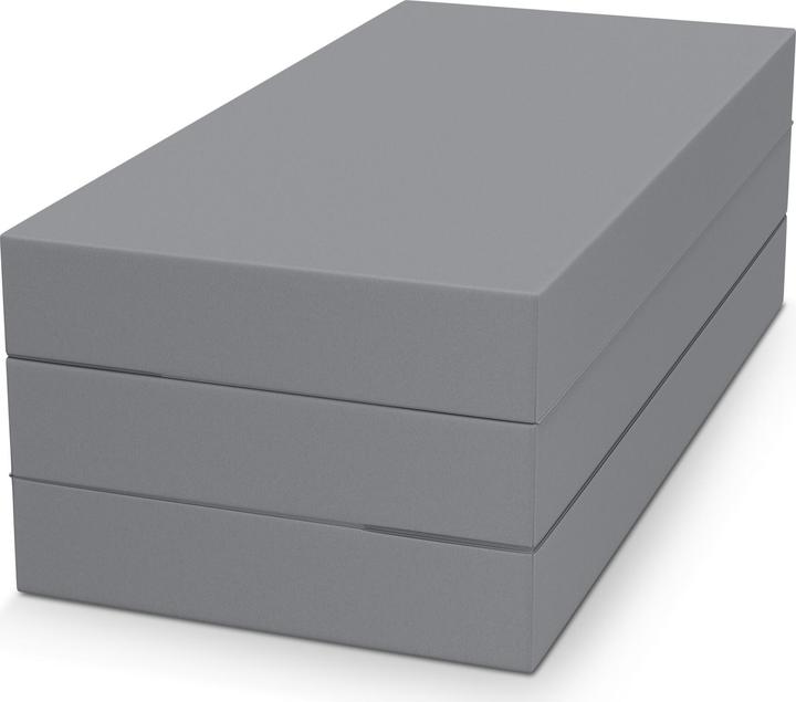 Actual product image Bestschlaf Klappmatratze, 3-teilige Faltmatratze, Reisebett, Gästematratze (140 x 195 cm, Foam core)