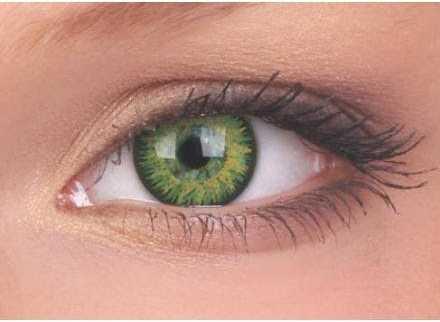 Produktbild Air Optix ColourVUE Glamour Green (-1, 3-Monatslinse, 2 Stück, Sphärisch)