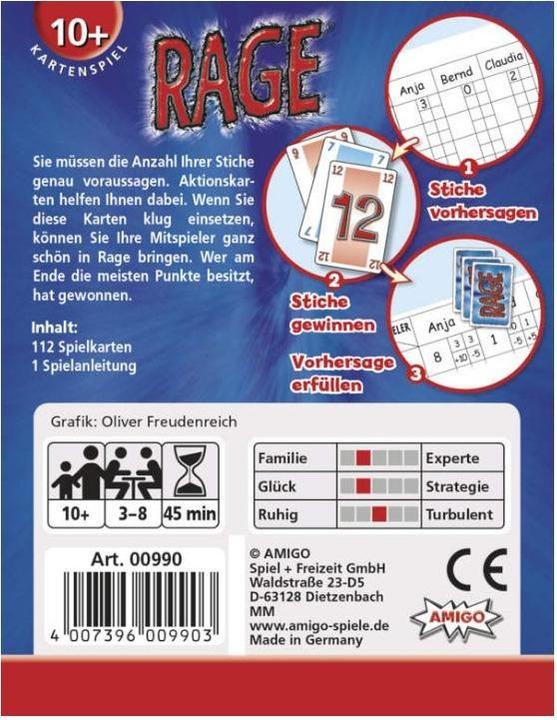 Produktbild Amigo Rage (Deutsch)