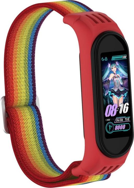 Actual product image Cover-Discount Xiaomi Mi Band - nylon bracelet rainbow (Nylon)
