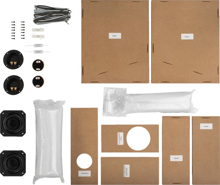Actual product image Monacor Speaker DIY kit