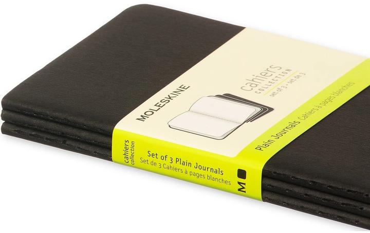 Produktbild Moleskine Cahier Pocket 3er Set (A6, Blanko, Weicher Einband)