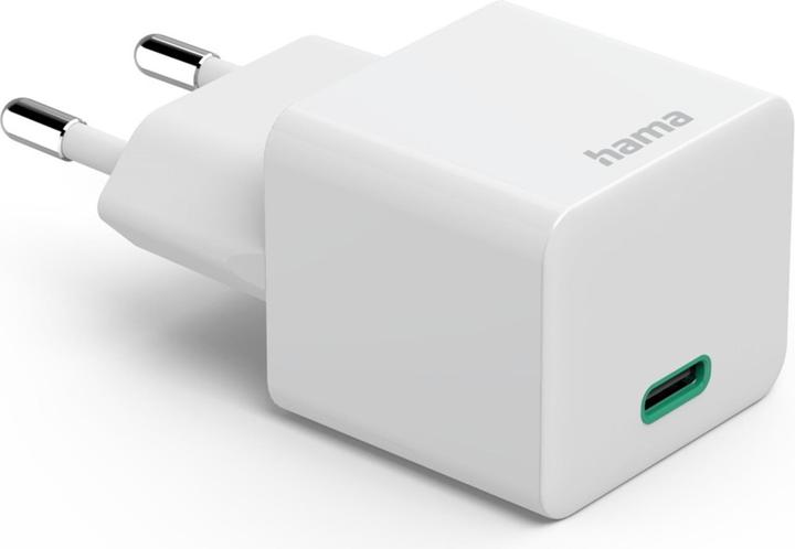 Produktbild Hama Schnellladegerät mit Ladekabel Lightning, Mini-Ladegerät, PD, 20W, 1m, Weiss (20 W)