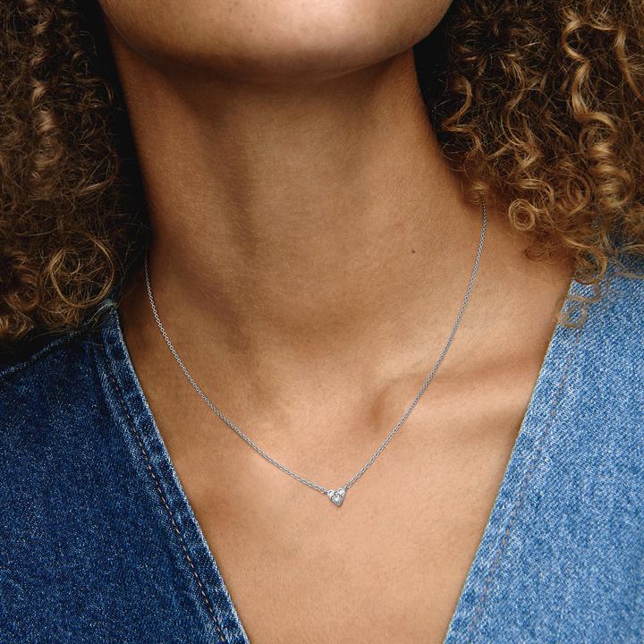 Image du produit Pandora Trois étoiles Collier Coeur (Argent 925, 38 cm)
