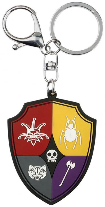 Karactermania MERCREDI - Ecusson Icones - Porte-clés en Caoutchou