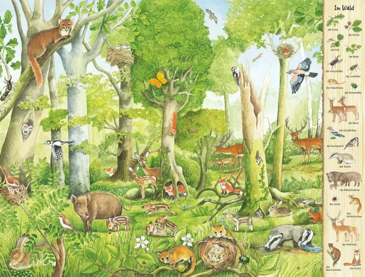 Produktbild Das Riesen-Natur-Wimmelbuch (Deutsch, Christine Henkel, 2018)
