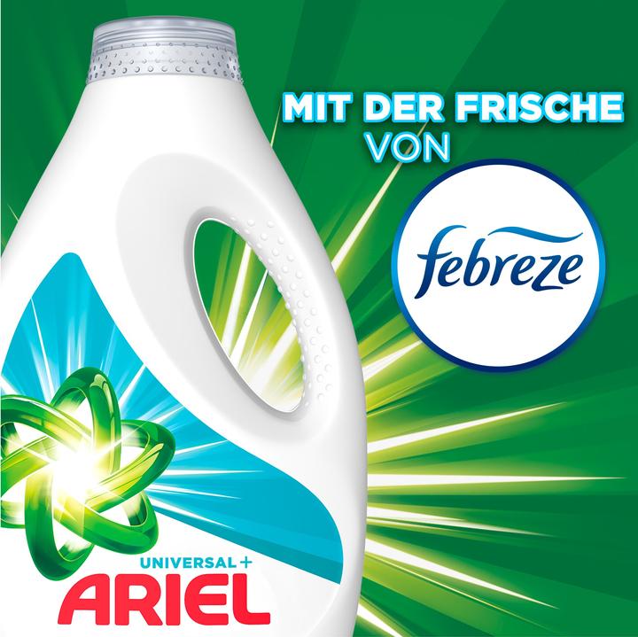 Actual product image Ariel Universal+ (100 Washing cycles, Liquid detergent)