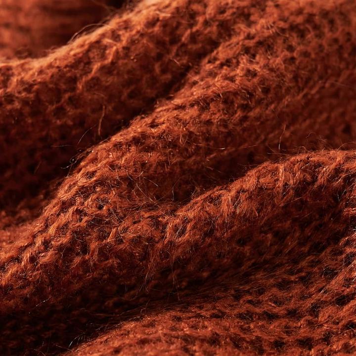 Produktbild VidaXL Kinder-Pulloverweste Gestrickt Cognac 140,Material: 67 (140)