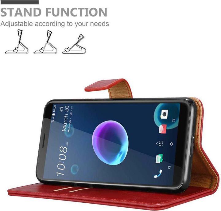 Produktbild Cadorabo Book Luxury Cover (HTC Desire 12)