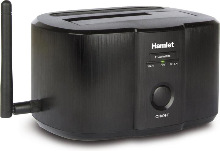Productafbeelding Hamlet Wi-Fi dockingstation voor 2,5" of 3,5" sata harde schijven (1 Havens)