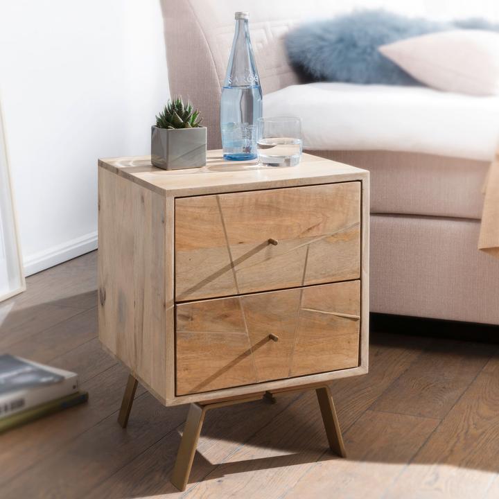 Actual product image FineBuy Bedside table (40 x 40 x 56 cm)