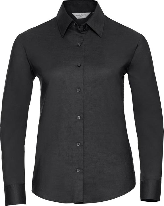 Produktbild Russell Collection Easy Care Oxford Bluse Langarm (4XL)