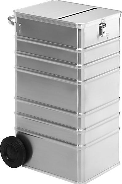 kaiserkraft Aluminum data disposal container
