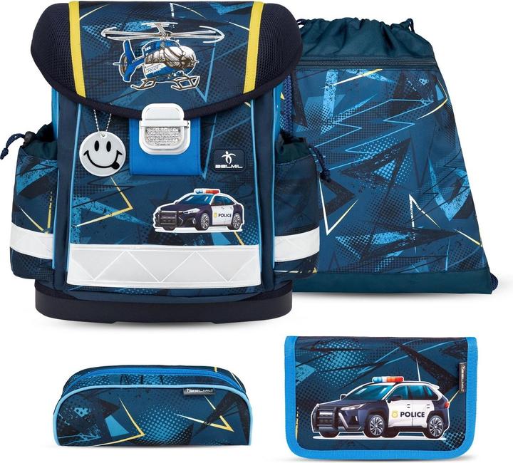 Immagine prodotto Belmil CLASSY Schulrucksack-Set Police (19 l)