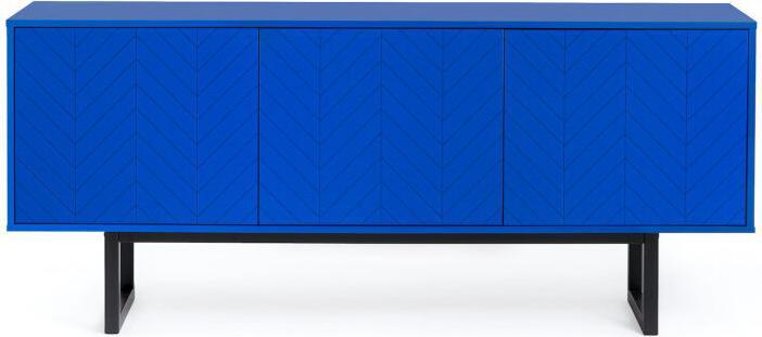 Produktbild Mr.Wood Sideboard Camden Herringbone Blue 175 x 75 cm (175 x 45 x 75 cm)