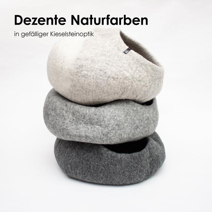 Immagine prodotto LucyBalu PEBBLE KatzenhÃ¶hle aus Filz (Gatto)