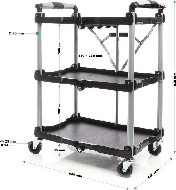 Produktbild Wiltec Rollwagen
