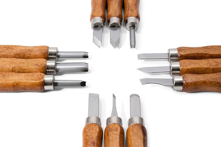 Image du produit Holzwurm Set d'outils de sculpture sur bois (2.50 cm)