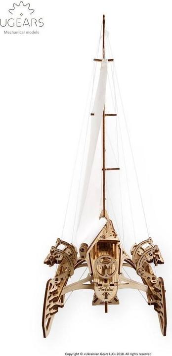 Actual product image Ugears Trimaran Merihobus