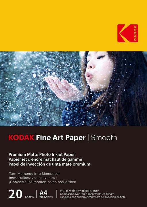 Actual product image Kodak Fine Art Paper 230g Matte Coated Smooth A4x20 (230 g/m², 21 x 29.7 cm, 20 x)