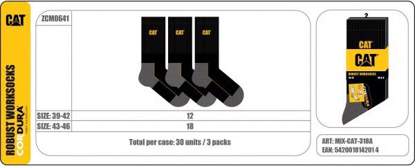 Actual product image Cat Robust (pack of 3, 39 - 42)