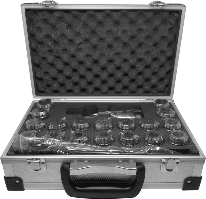 Actual product image Paulimot ER32-Spannzangen-Set 2 - 20 mm MK2 / M10 im Alu-Koffer