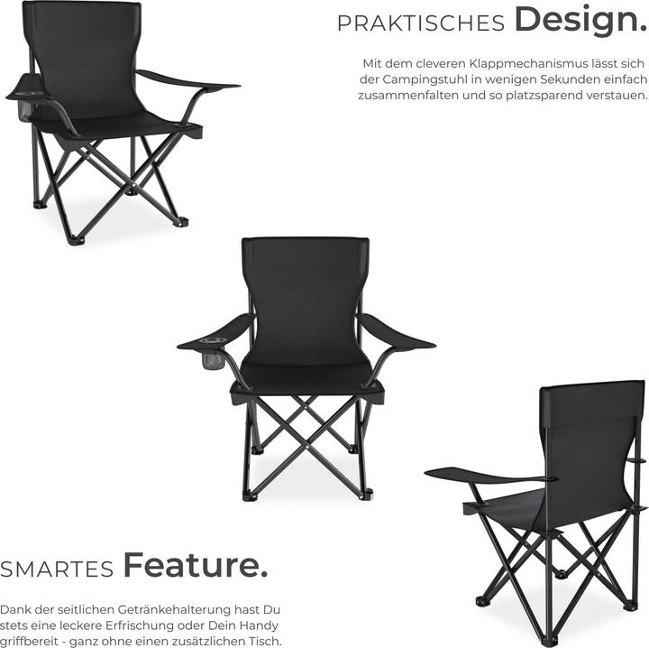 Actual product image tectake 2 Gil Camping Chairs