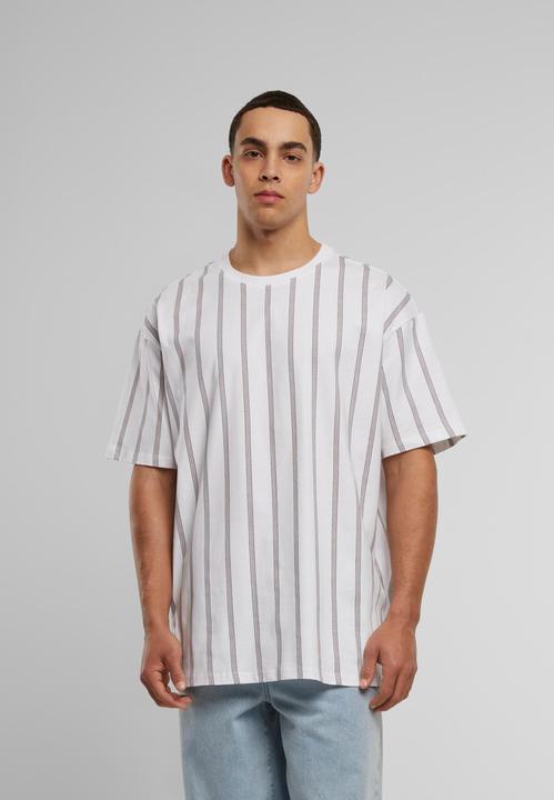 Actual product image Urban Classics Heavy Oversized AOP Stripe Tee (L)