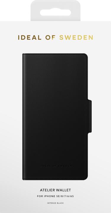 Image du produit iDeal Of Sweden IDAWAW21-I7-337 Étui pour téléphone mobile (4,7") Étui portefeuille Noir (Apple iPhone SE)