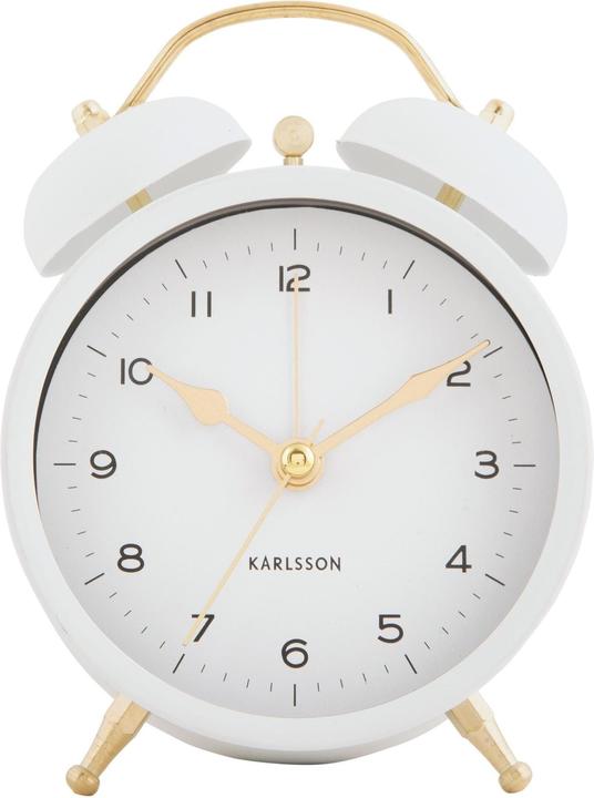 Actual product image Karlsson Classic alarm clock Twin Bell White