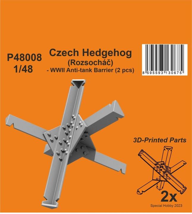 Image du produit CMK Czech Hedgehog (Rozsochá??) - WWII Barrière anti-tank (2 pcs) 1/48