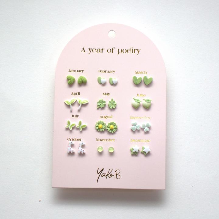 Yuko.B Ein Jahr voller Poesie (Keramik, Edelstahl)