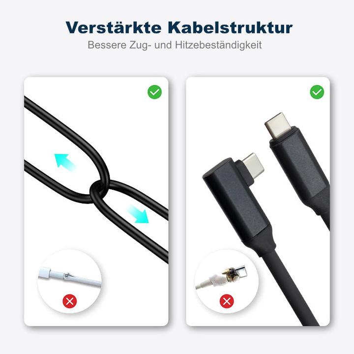 Produktbild Hermex Kabel für VR Brille 5m Oculus Quest 2 USB-C Datenkabel Ladekabel