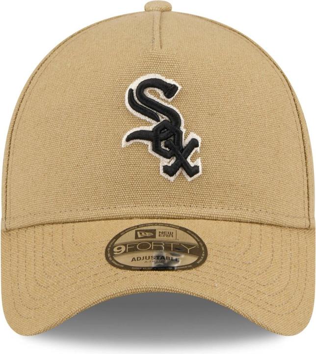 Produktbild New Era A-Frame Trucker Leinen Cap - Chicago White Sox beige (One Size)