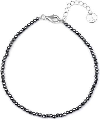 Immagine prodotto Agato Mineral Bracelet With Hematite Beads Pol-B13/21l