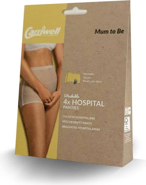 Immagine prodotto Carriwell Briefing dell'ospedale (Taglia unica, confezione da 4)