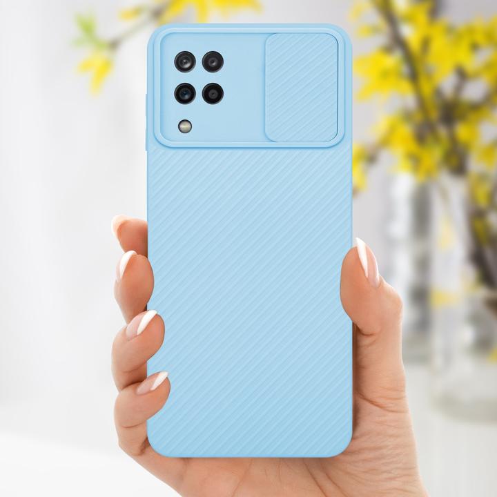 Produktbild Cadorabo Hülle für Samsung Galaxy A12 / M12 im TPU mit Kameraschutz LM009 Style (Samsung Galaxy M12, Samsung Galaxy A12)