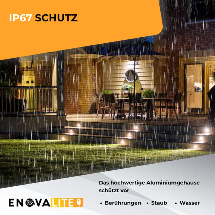 Immagine prodotto Enovalite Faretti da incasso a pavimento a LED (3600 lm, IP67)