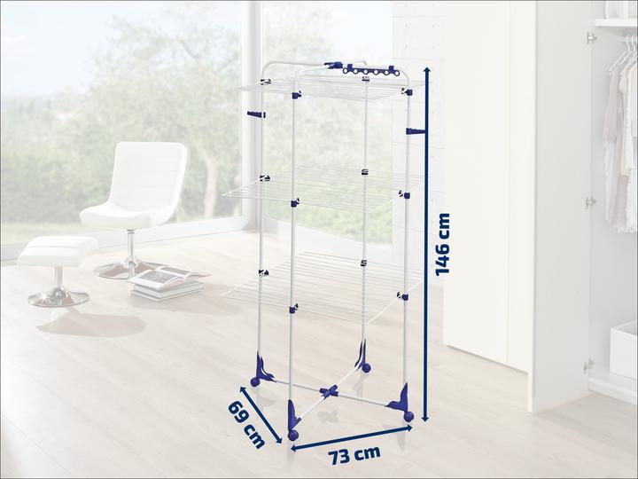 Actual product image Leifheit clothes horse & line (34 m)