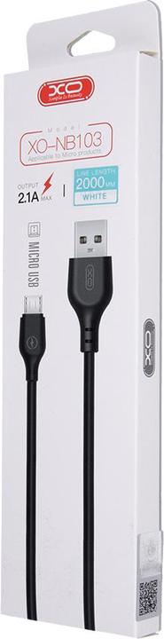 Image du produit xO câble NB103 USB - microUSB 2,0 m 2,1A blanc (2.10 m, USB 2.0)