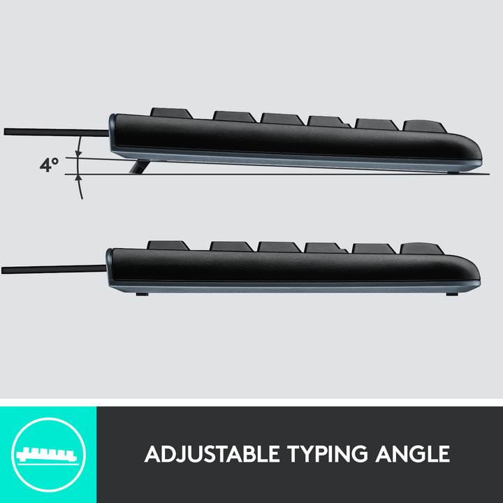 Actual product image Logitech Mk120 (CH, Cable)