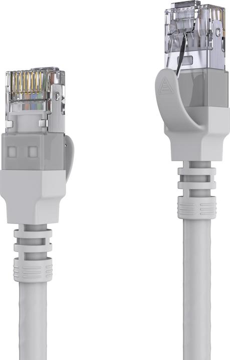 Purelink Patch cord Cat 6A, S/FTP, 60 m, gray (S/FTP, CAT6a, 60 m)