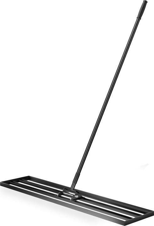 Produktbild Wiltec Aluminium Rasenrakel 121,9x25,4cm Stiel Sanden Levelingrake Flächenebner